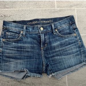 Citizens of Humanity Denim Cut off shorts size 25